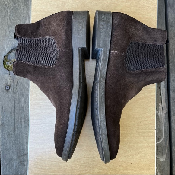 To Boot New York Men’s Arion Dark Brown Suede Chelsea Boot Sz 11 - Picture 13 of 13